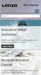Mobile Screenshot of lonzawatertreatment.com